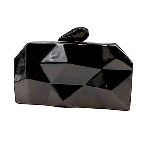 ⭐️Geometric Evening Clutch⭐️ Lattice Pattern Metal Handbag Chain Clutch/Purse